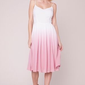 BB Dakota Blue and Green Pleated Sundress